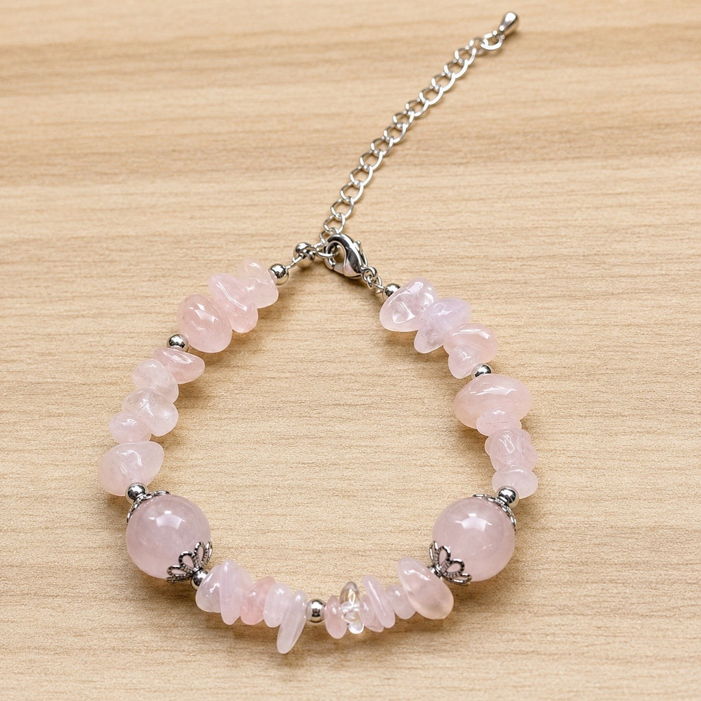Vòng Mây Hồng | Rose Quartz